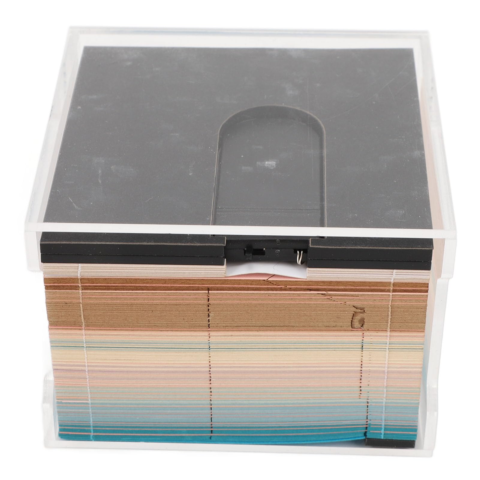 Bloc-notes 3D, Décoration de Maison D'arbre pour Bureau, Maison, Salle de Lecture, Papier Artisanal Acrylique, Pile Bouton CR2032, 1x pour Décoration Artistique