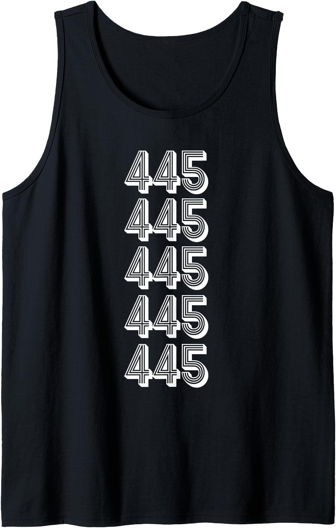 445 Area Code Springfield IL Tank Top