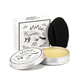 Mink Oil Leather Conditioner Cleaner for Leather Boots&comma; Mink Oil Kit 4&period;23 Oz with Sponge&comma; All-Natural Waterproof Soften and Restore Shoe&comma; Boot&comma; Saddle&comma; Jacket&comma; Purse&comma; Glove&comma; Vinyl and Leather Products