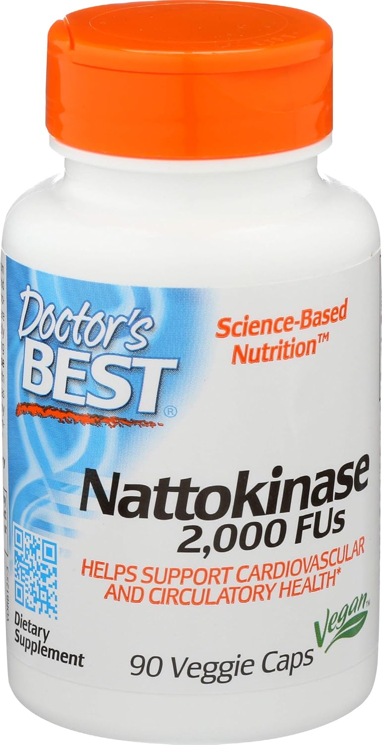 Doctors Best, Best Nattokinase 2000 Fu, 90 Count