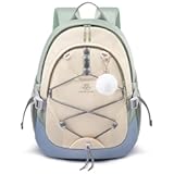 School Backpack for Teen Girls, Waterproof Student Backpack Purse, Cute Kid Bookbag with Chest Strap, Back to School Backpacks Fit 15.6 Inch Laptop, College Travel Back Pack Casual Daypack