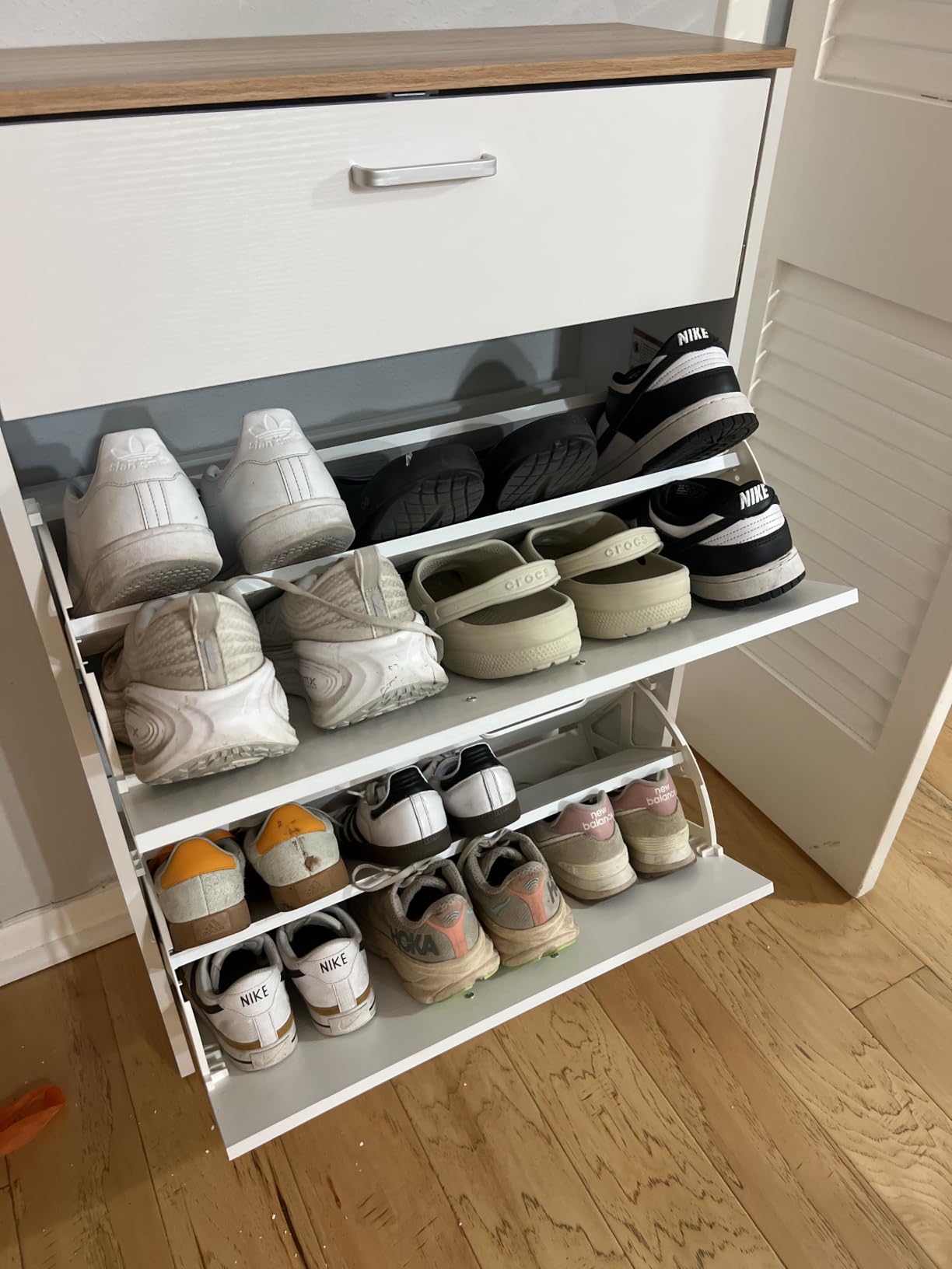 Customer photo of shoe cabinet