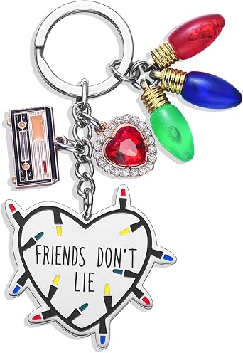 Friendship Gifts Keychain Friends Dont Lie Merchandise Halloween Collection Gift