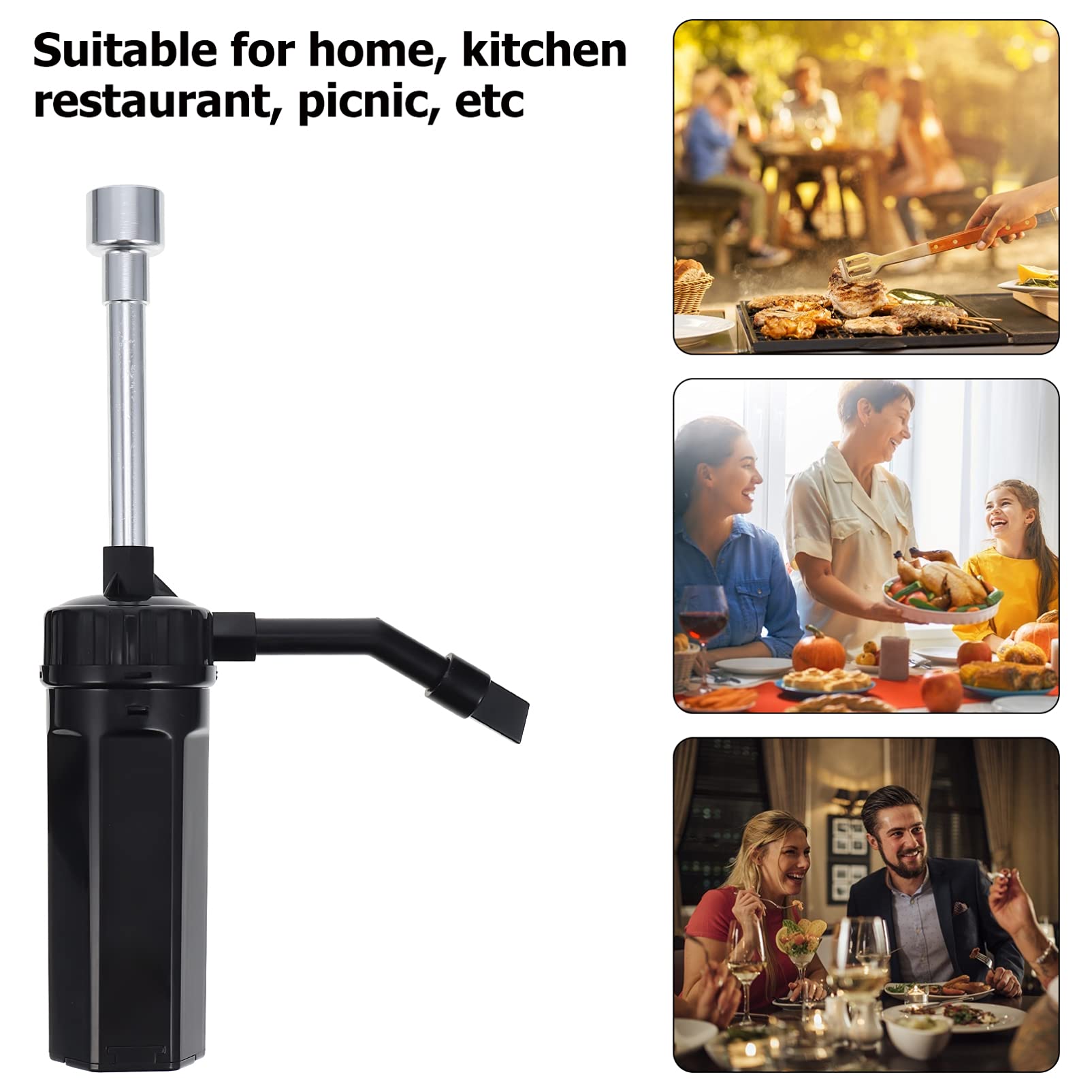 TOYANDONA 1 Pezzo Affumicatore Per Alimenti Da Cucina Affumicatore Per Formaggio Sicuro Infusore Per Fumo Da Barbecue Comodo Realizzato Con Materiali Resistenti e Durevoli Circolazione