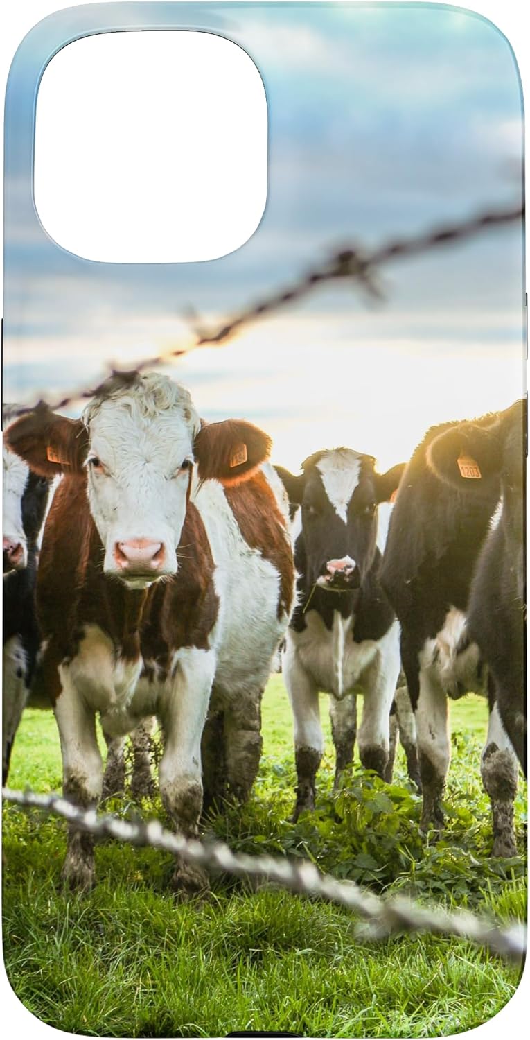 Pasture Barbed Wire Cow Farm - Rustic Barn Rural Countryside Case for iPhone SE (2020) / 7 / 8