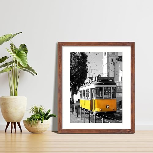 Vista 522 de LaVie Home - Portarretratos de 18 x 24 pulgadas, fotos de 16 x 20 pulgadas con paspartú, de 18 x 24 pulgadas sin paspartú, plexiglás pulido, Negro