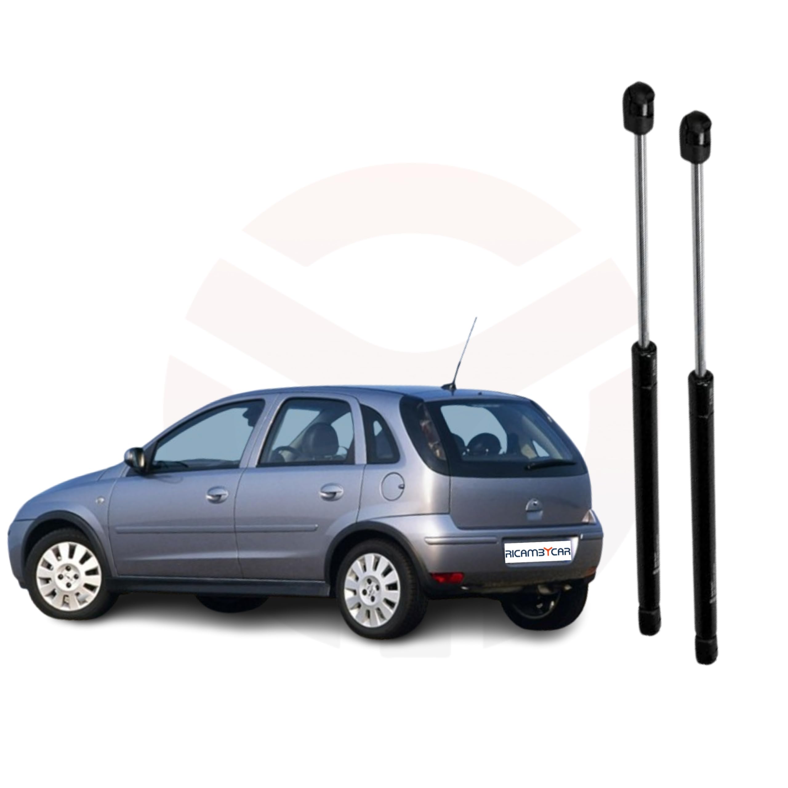 Coppia Molle a Gas Portellone Posteriore Compatibile con OPEL CORSA C 2000 > 2006 3/5 Porte