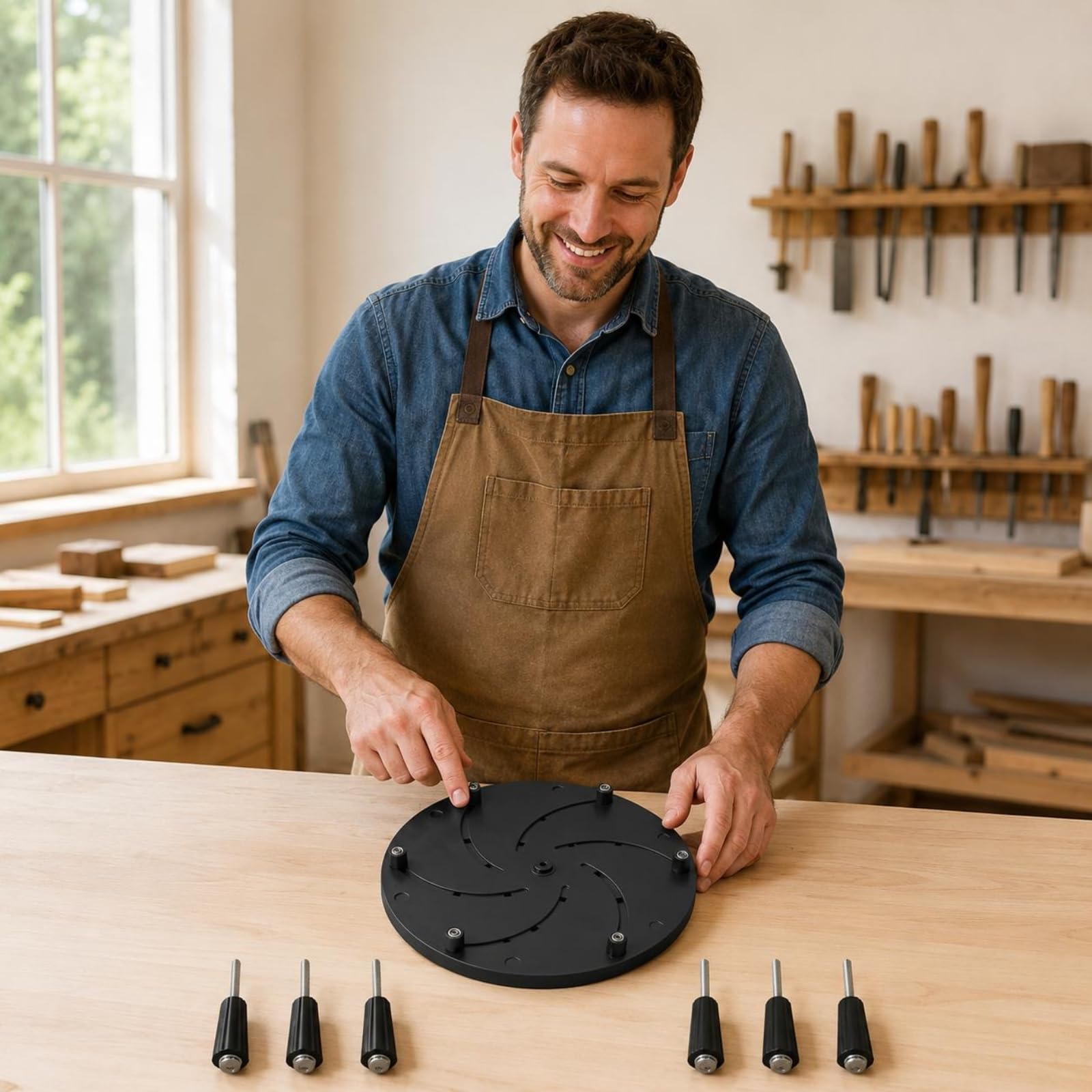 Drehfutter Selbstzentrierendes Holz Drehfutter Spannfutter Sechsbackenfutter Hohlspannfutter mit Spiralfront für Stabilen Lauf Und Präzises Zentrieren