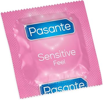 Pasante Sensitive (Feel) Condoms - Pack of 72 (6 Packs of 12)