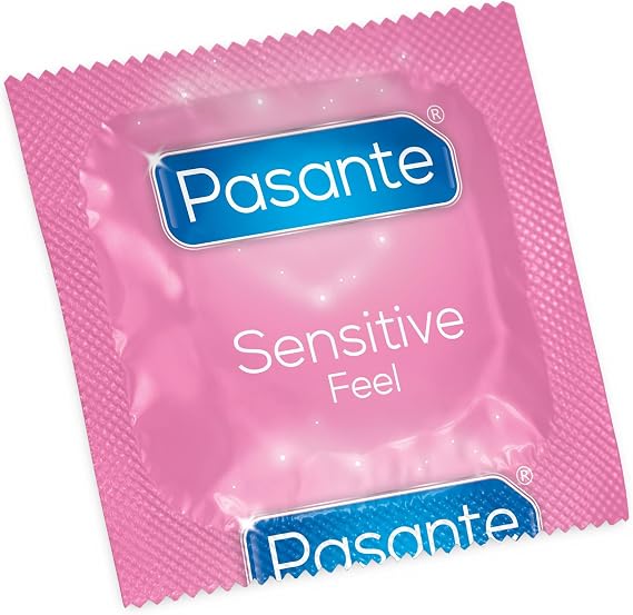 Pasante Sensitive (Feel) Condoms - Pack of 72 (6 Packs of 12)