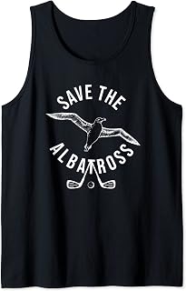 Save The Albatross Funny Golf Terminology Tank Top