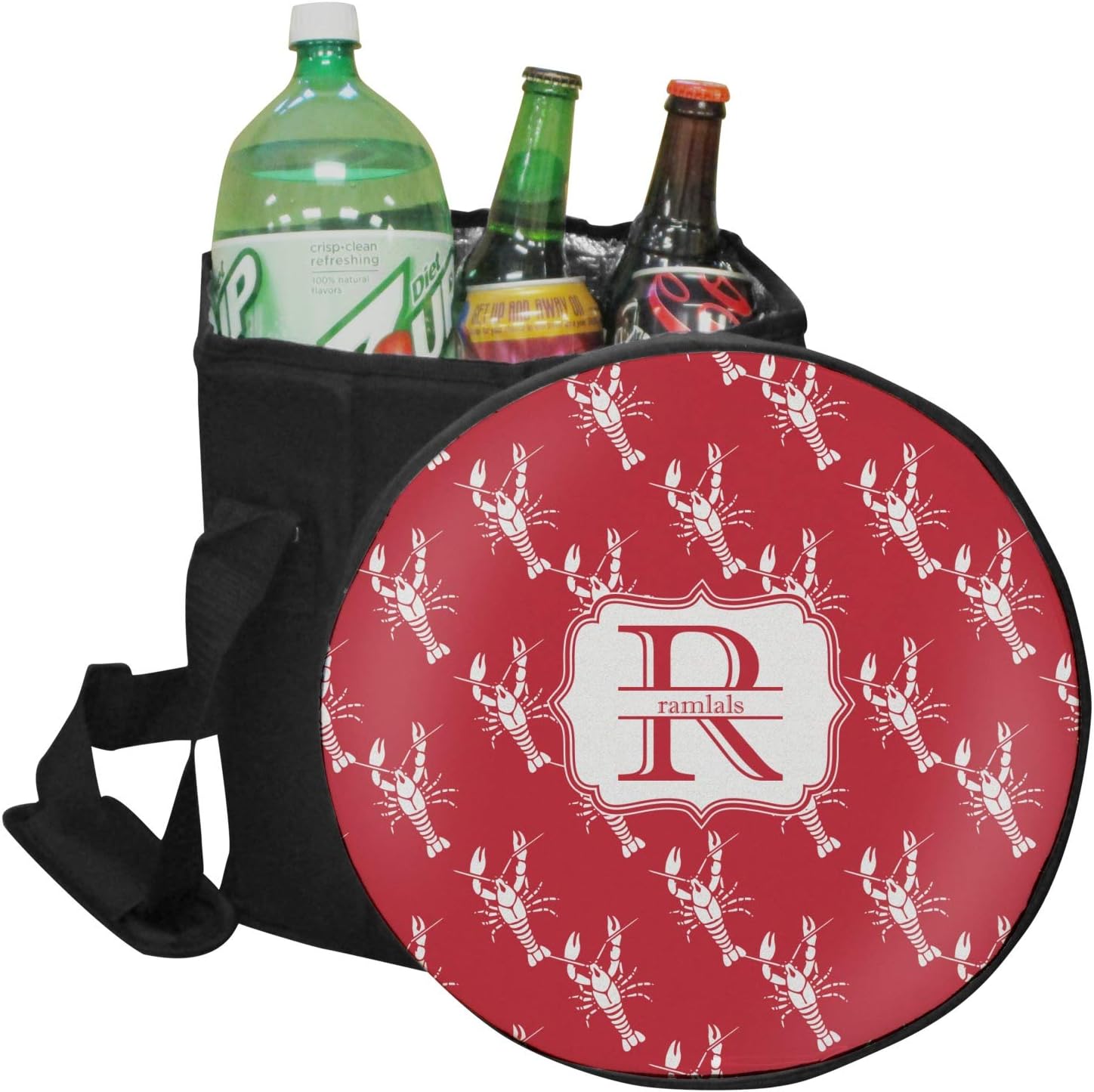 YouCustomizeIt Personalized Crawfish Collapsible Cooler & Seat
