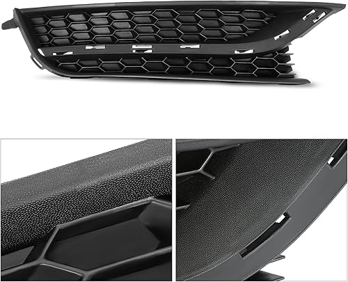 Miniatura 6 de Kojem Cubierta de luz antiniebla compatible con Volkswagen Passat 2012-2015 de repuesto para 561853666C9B9 VW1039121 Tapa de bisel de la lámpara sin