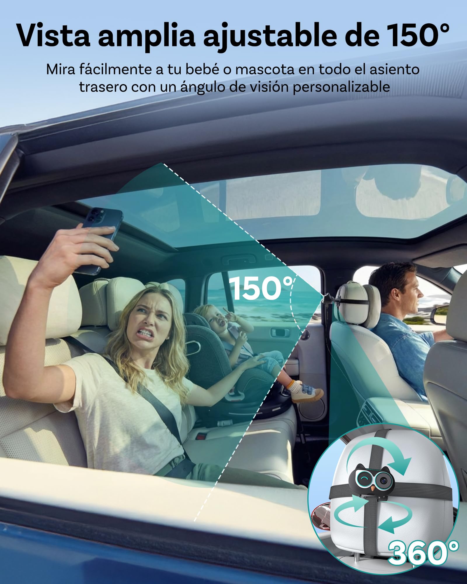 2026 Novedad Mundial Ottocast Cabin Care Car Adapter, Adaptador Carplay Inalámbrico con Bluetooth 5.4, Wi-Fi 2.4G+5G, Plug & Play, 1080p Full HD, Compatible con Coches Desde 2016 con CarPlay por Cable