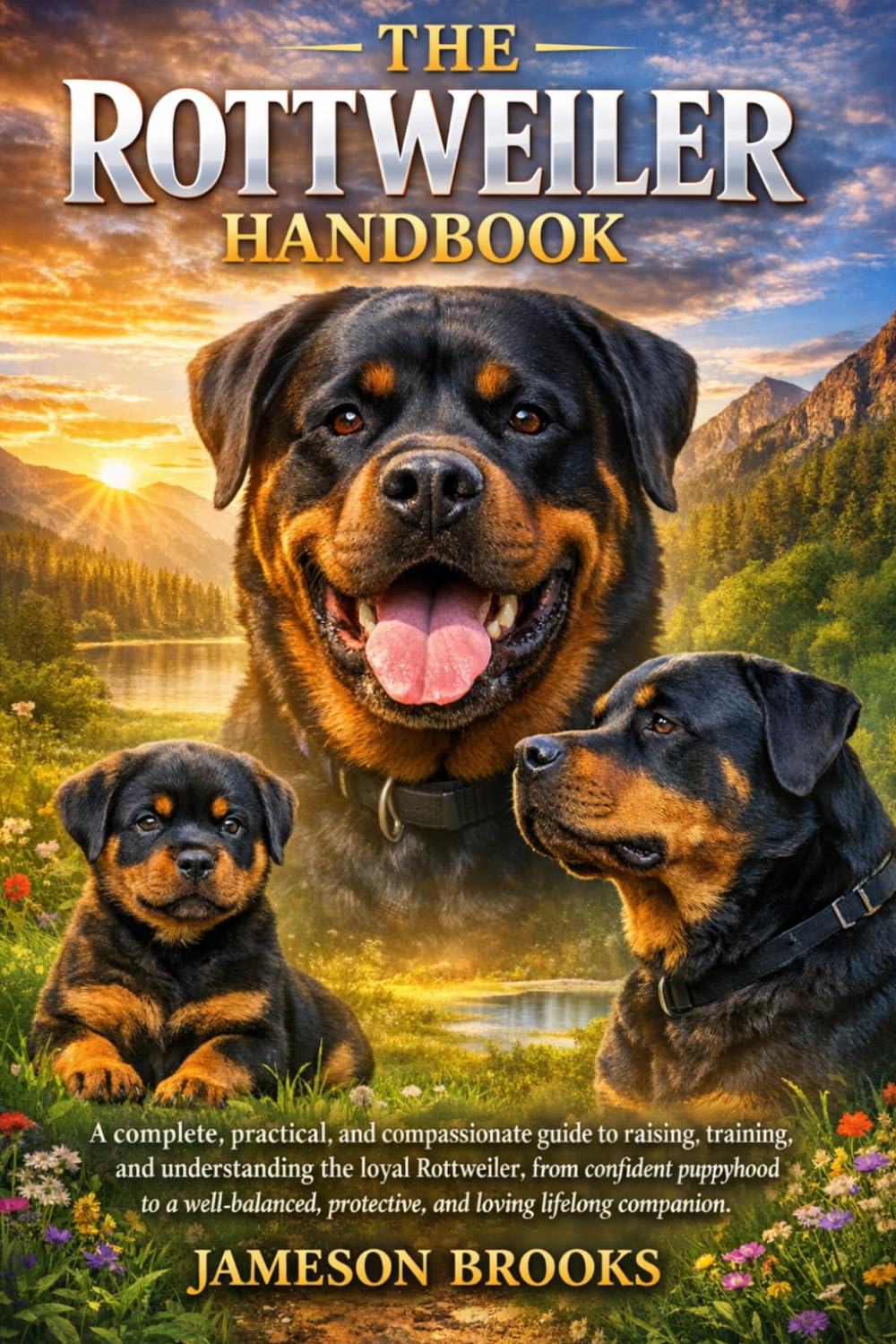 THE ROTTWEILER HANDBOOK: A complete, practical, and compassionate guide to raising, training, and understanding the loyal Rottweiler, from confident ... protective, and loving lifelong companion.