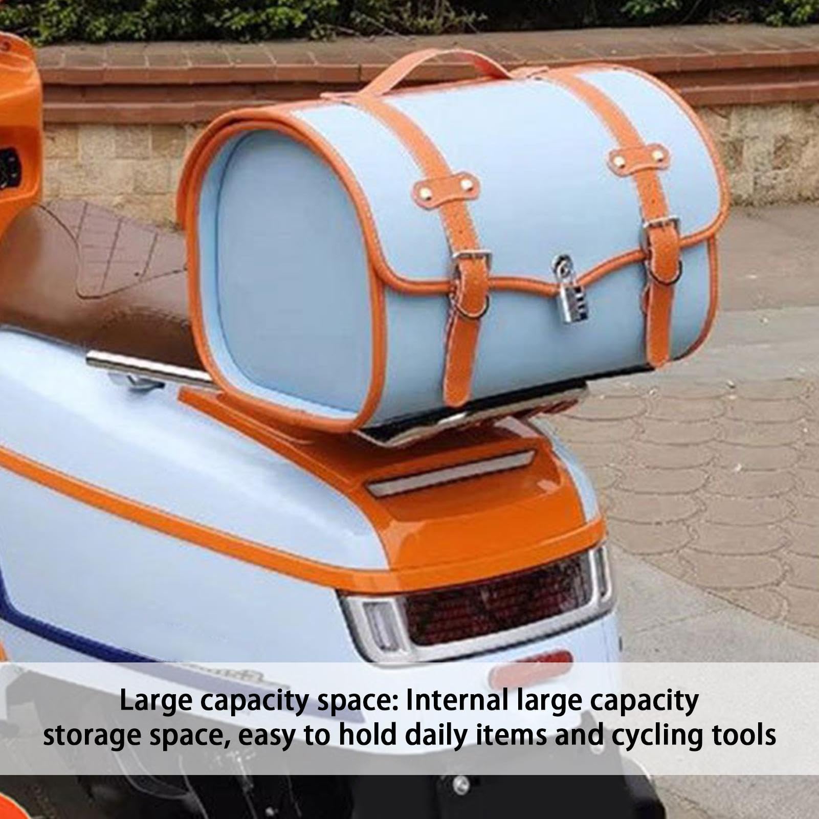 MotorTail Taschen, 33L Wasserdichter Rücksitz-Rucksack, Motorrad | Hecktasche, Outdoor-Sport, MotorTool-Tragetasche für Lagerung & Reisen