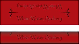 White Water Archery WWA Red Solid Color Icon Stabilizer Wrap Protection Choose Length Width 33, 2
