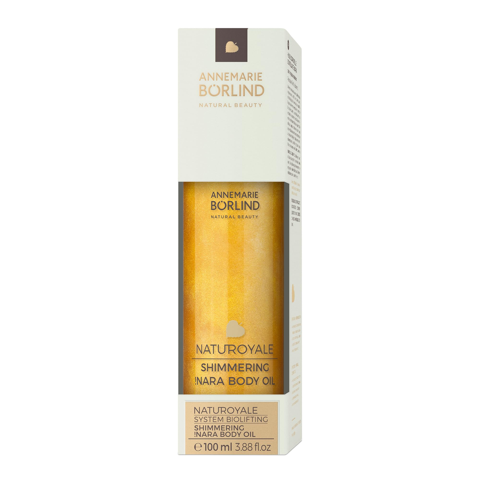 ANNEMARIE BÖRLIND SYSTEM BIOLIFTING NATUROYALE SHIMMERING !NARA BODY OIL Limited Edition (100ml) - Vitale Ausstrahlung, Bewahrt Hautfeuchtigkeit, Stärkt Hautbarriere, Vegan