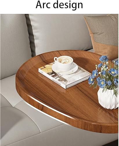 Miniatura 4 de Mesa auxiliar en forma de C para sofá, mesas auxiliares C para sala de estar, mesa moderna en C, adecuada para sala de estar y dormitorio