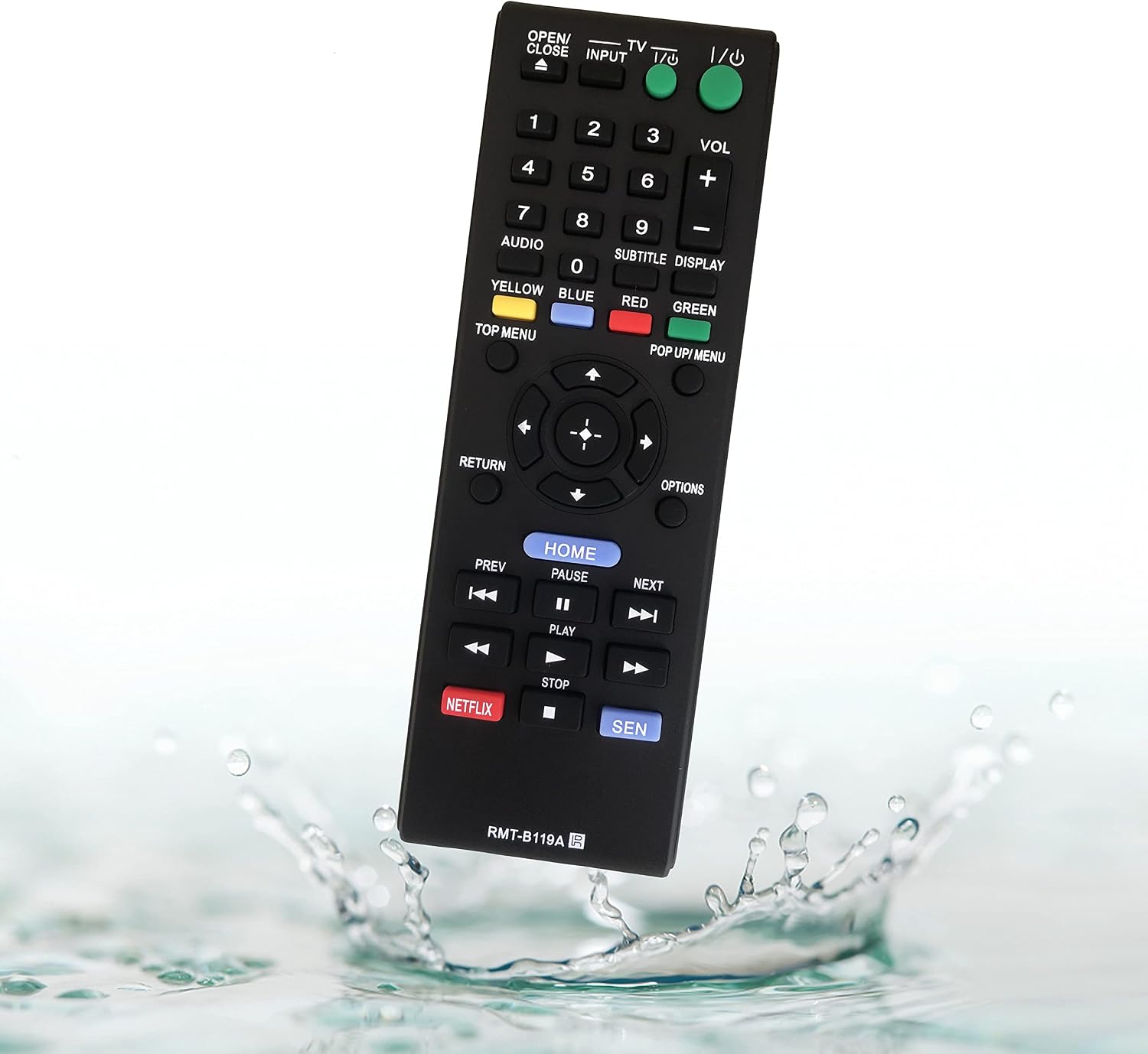 Universal Remote Control Replacement for Sony BDP-S580 BDP-S5100 BDP-S590 BDP-S185 BDP-S480 BDP-BX37 BDP-S390 BDP-BX58 Blu-ray Disc Player
