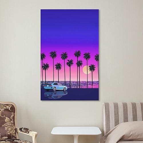 Miniatura 7 de Pintura de paisaje retro moderna estilo pop Nagai Hiroshi Home Bar decoración de pared (2) pósteres e impresiones de pintura en lienzo para