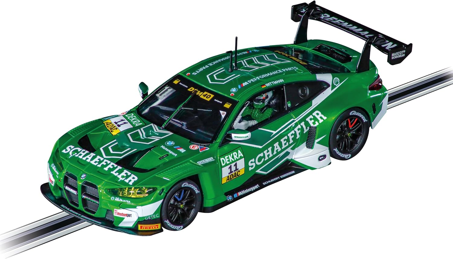 Carrera 32077 BMW M4 GT3 Schubert Motorsport, No. 11" DTM 2024 1:32 Scale Digital 132 Slot Car Racetrack Vehicle