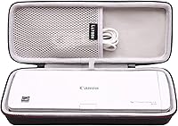 Vista 1 de LTGEM - Funda rígida de EVA para Canon imageFORMULA R10 portátil escáner de documentos – Bolsa protectora de almacenamiento