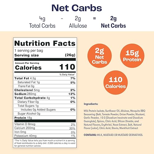 Miniatura 3 de Schoolyard Keto Protein Puffs (BBQ), bajo en carbohidratos, bajo en azúcar, 0.55 onzas de proteína, sin gluten, aperitivo alto en proteínas