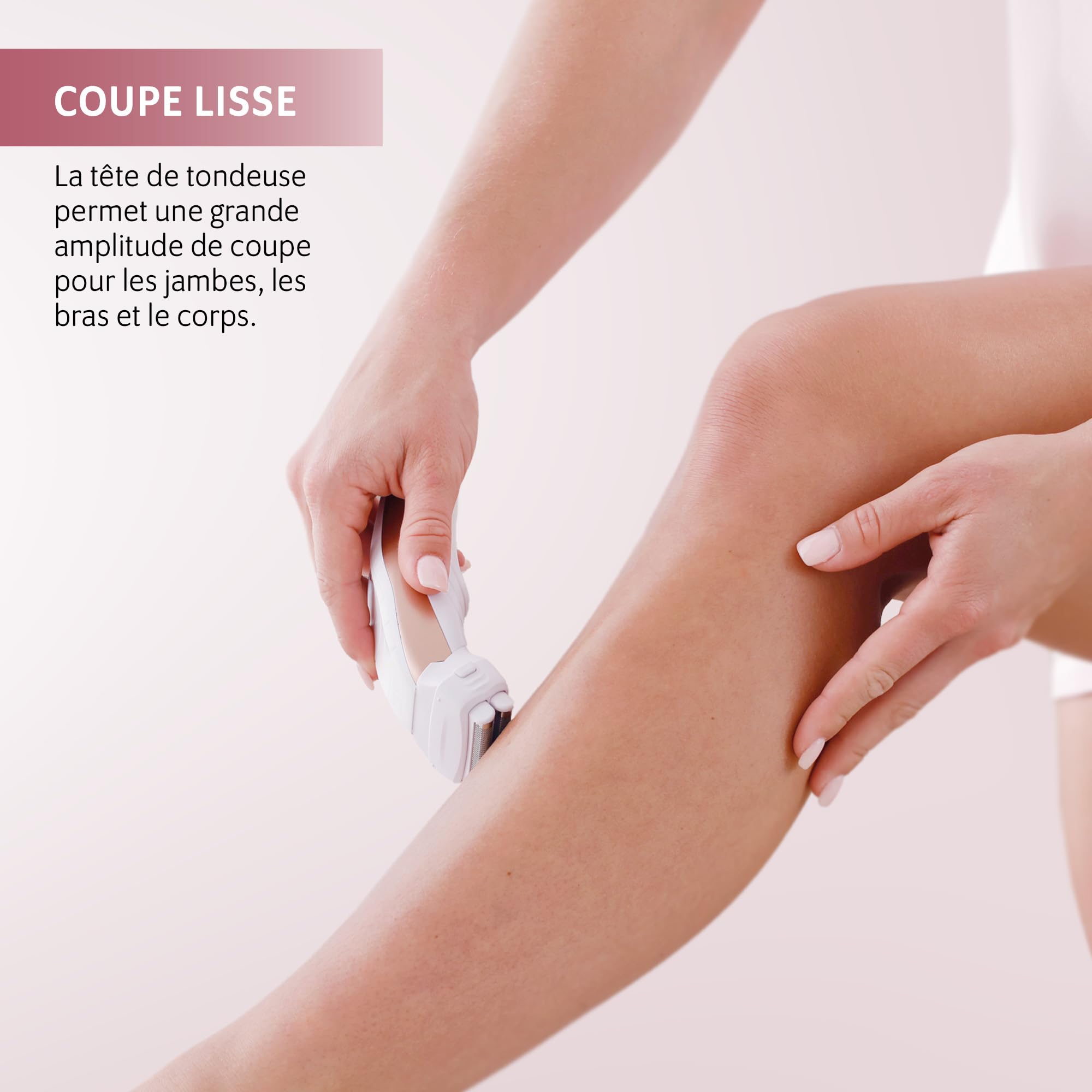 WAHL Shave & Smooth, Tondeuse pour femmes, rasoir pour femmes, tondeuse corporelle 2 en 1, tondeuse de précision pour sourcils, tondeuse corporelle rechargeable, confort et contrôle