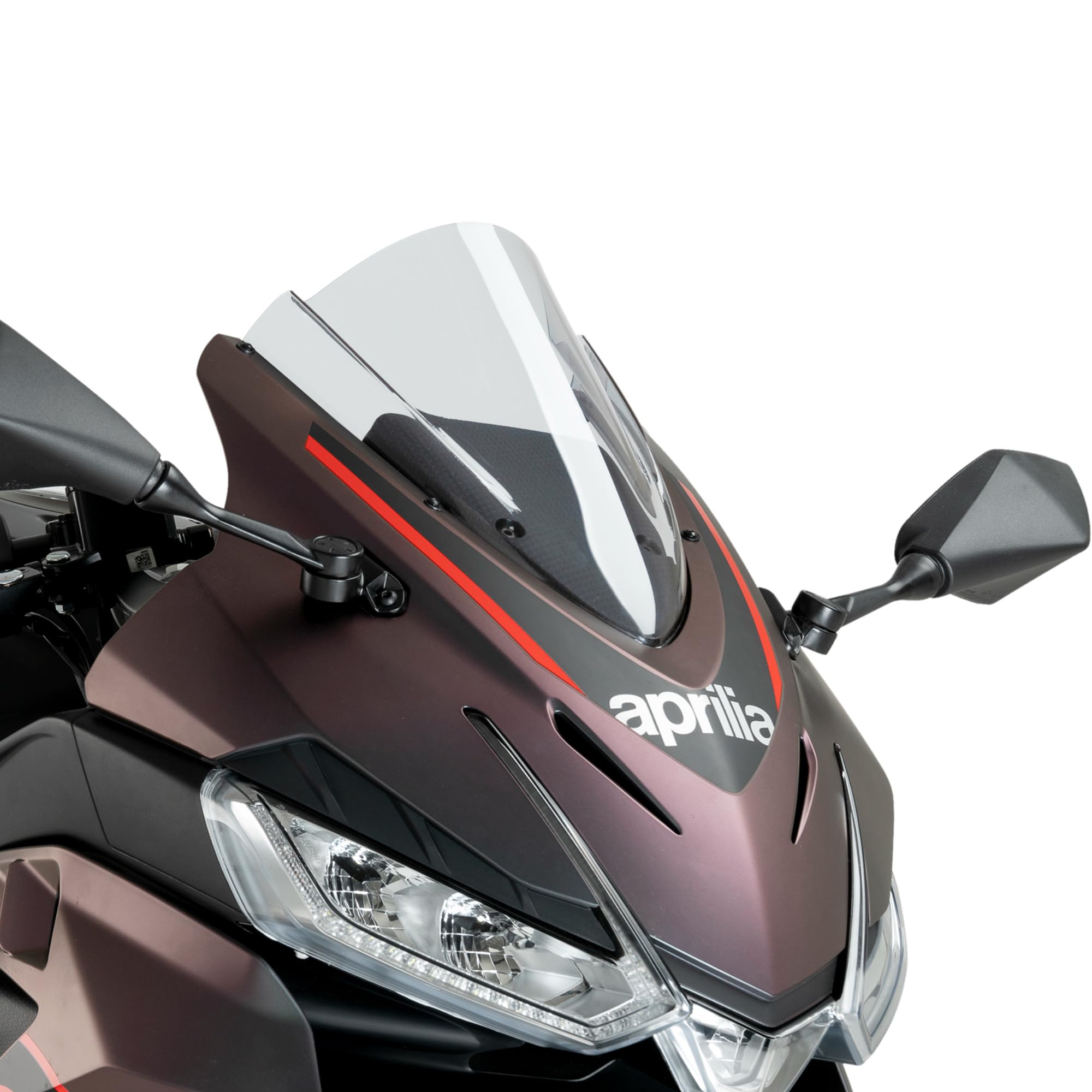 Cupolino Parabrezza Plexiglass JD9 Trasparente Compatibile con APRILIA RS 457 2024-2026