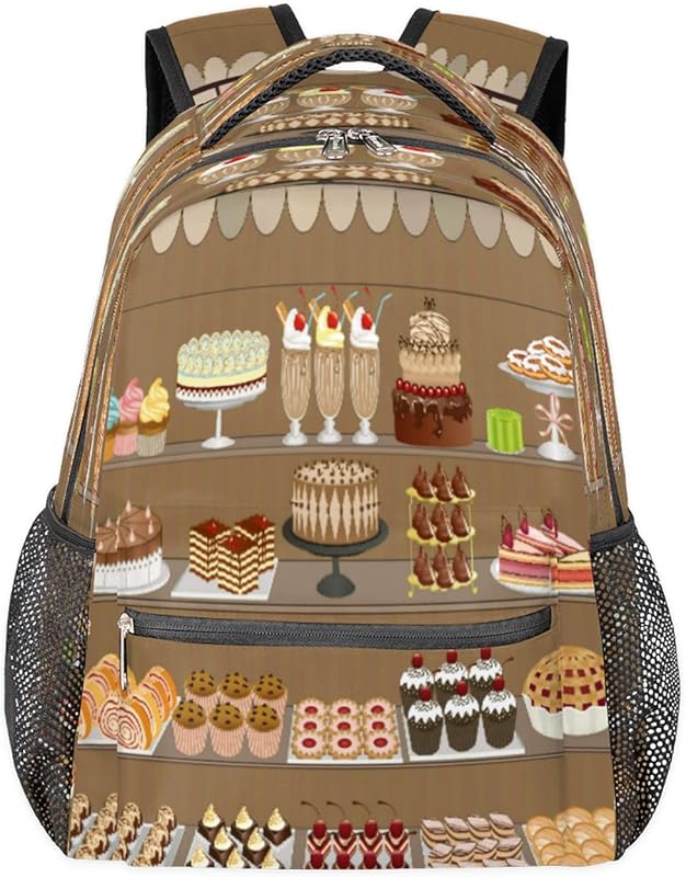 Mochilas de cupcake de sobremesa para mulheres e homens, mochila escolar de bolo de rosquinha para meninos e meninas adolescentes, mochilas para laptop para faculdade, mochila de viagem à prova d'água mochila para livros para caminhadas, Multicor, Medium em oferta na Shopee Mochilas de cupcake de sobremesa para mulheres e homens, mochila escolar de bolo de rosquinha para meninos e meninas adolescentes, mochilas para laptop para faculdade, mochila de viagem à prova d'água mochila para livros para caminhadas, Multicor, Medium em oferta na Shopee