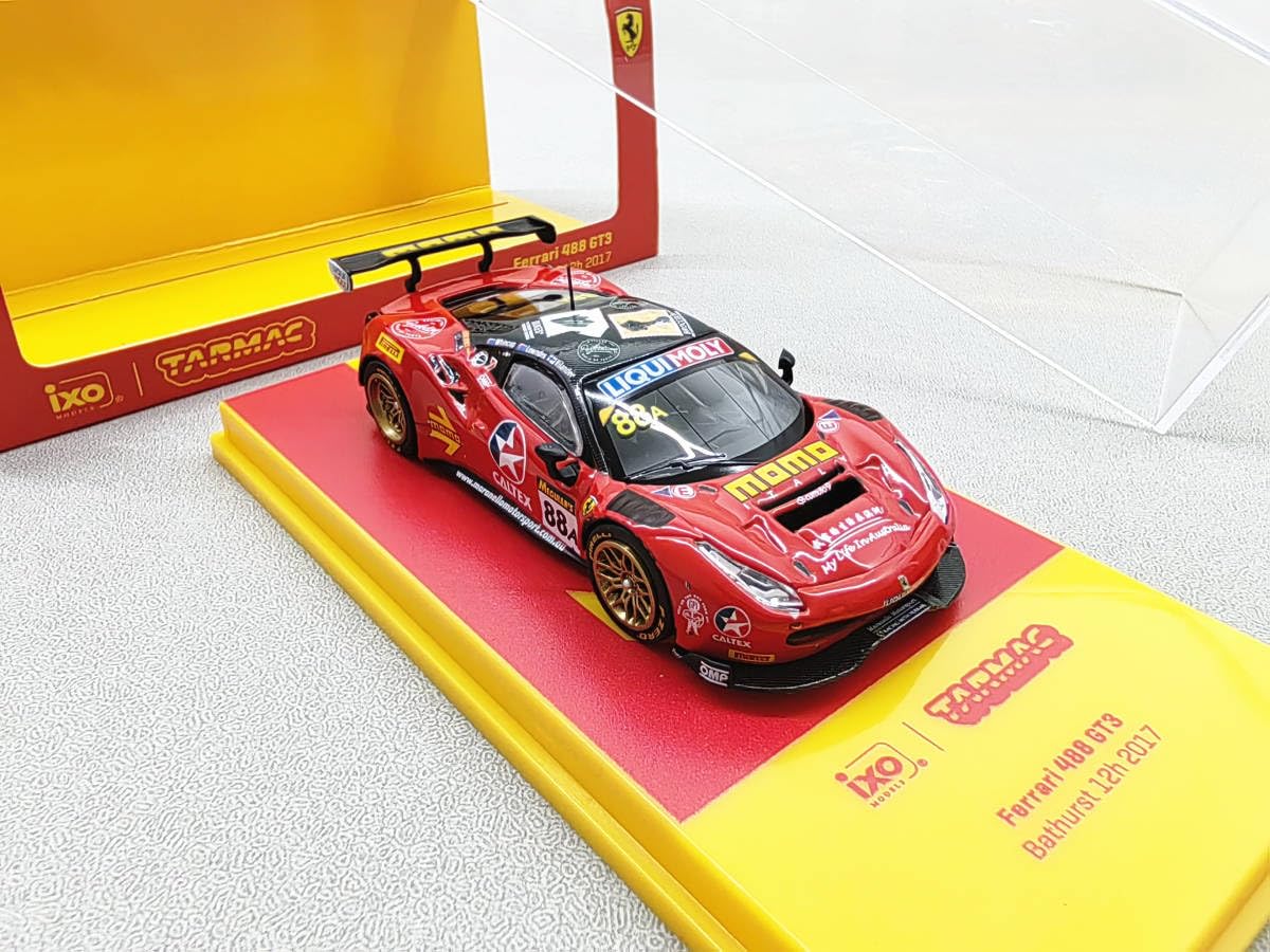 Amazon | Tarmac Works 1/64 フェラーリ 488 GT3 2017#88 | ミニカー