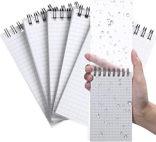 Miniatura 8 de Qilery 24 cuadernos impermeables de 3 x 5 pulgadas, bloc de notas de bolsillo para todo tipo de clima, bloc de notas policial, resistente a la