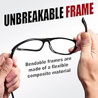 Vista 3 de Duduma Gafas de sol deportivas polarizadas para hombres y mujeres, béisbol, correr, ciclismo, pesca, conducción, golf, marco irrompible, Du646