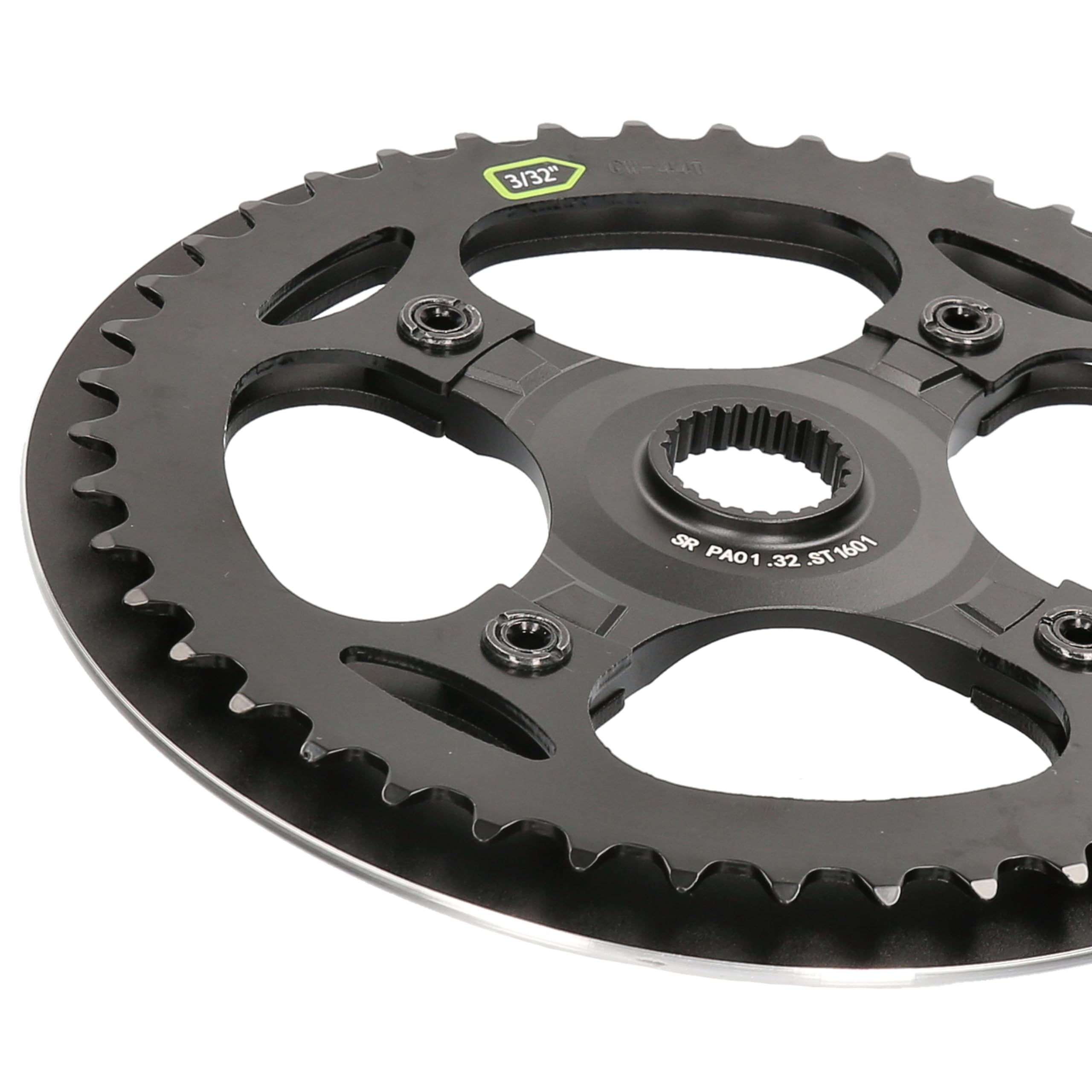 windmeile Bafang PA01.32.ST1601 Chainring for Torque Sensor SR PA211.32.ST, SPCC Steel 6061 Aluminium, for 3/32 Inch Chains - Image 2