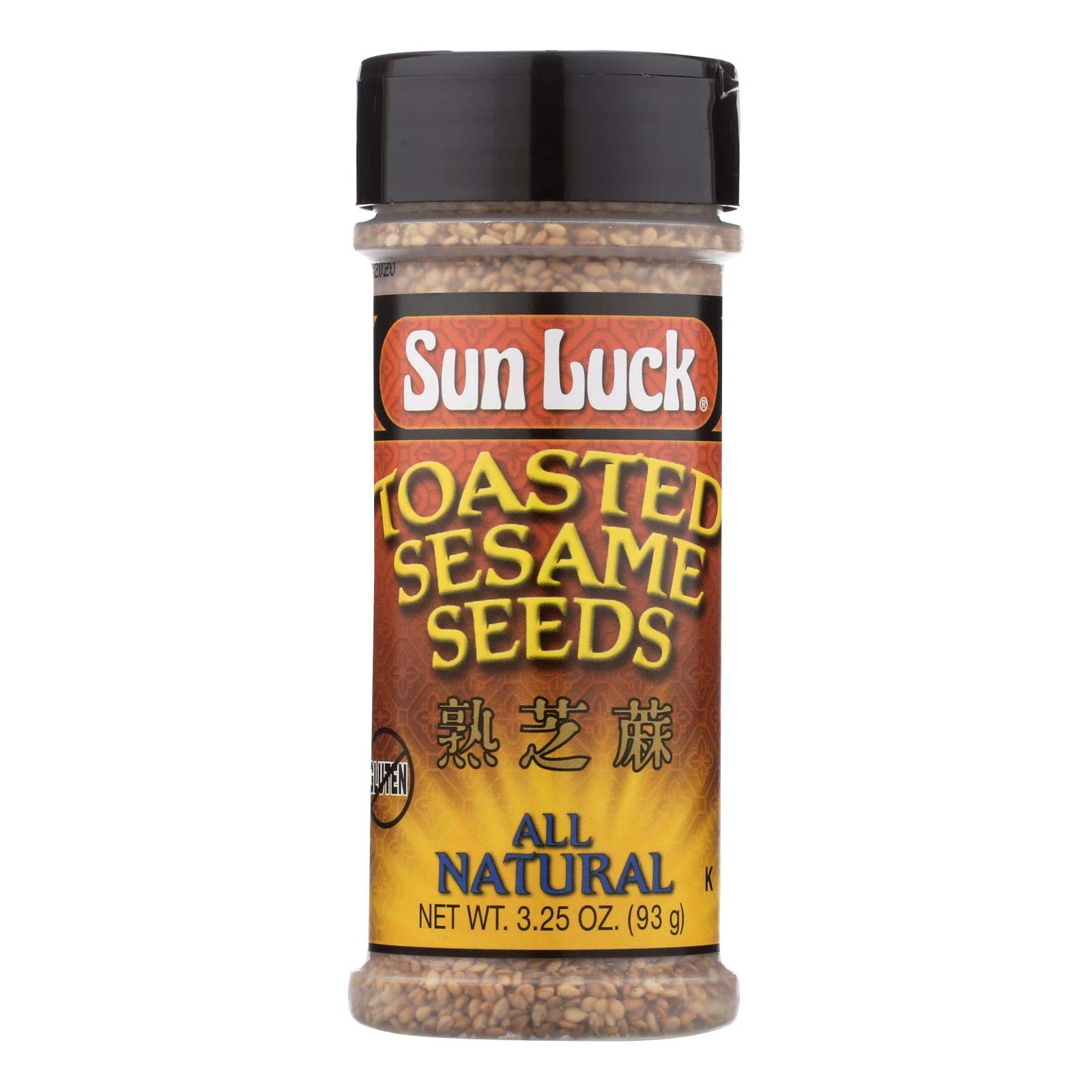 Sun Luck Toasted Sesame Seeds, 3.25 Ounce