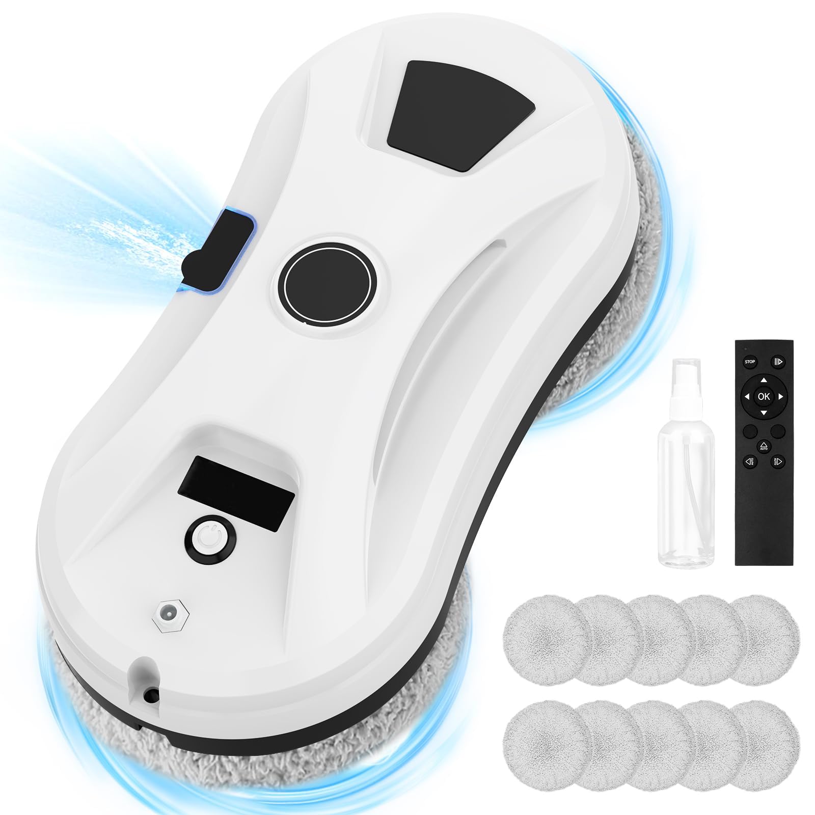 Robot de nettoyage de vitres à aspiration 5600 Pa pour laver vos fenêtres sans effort