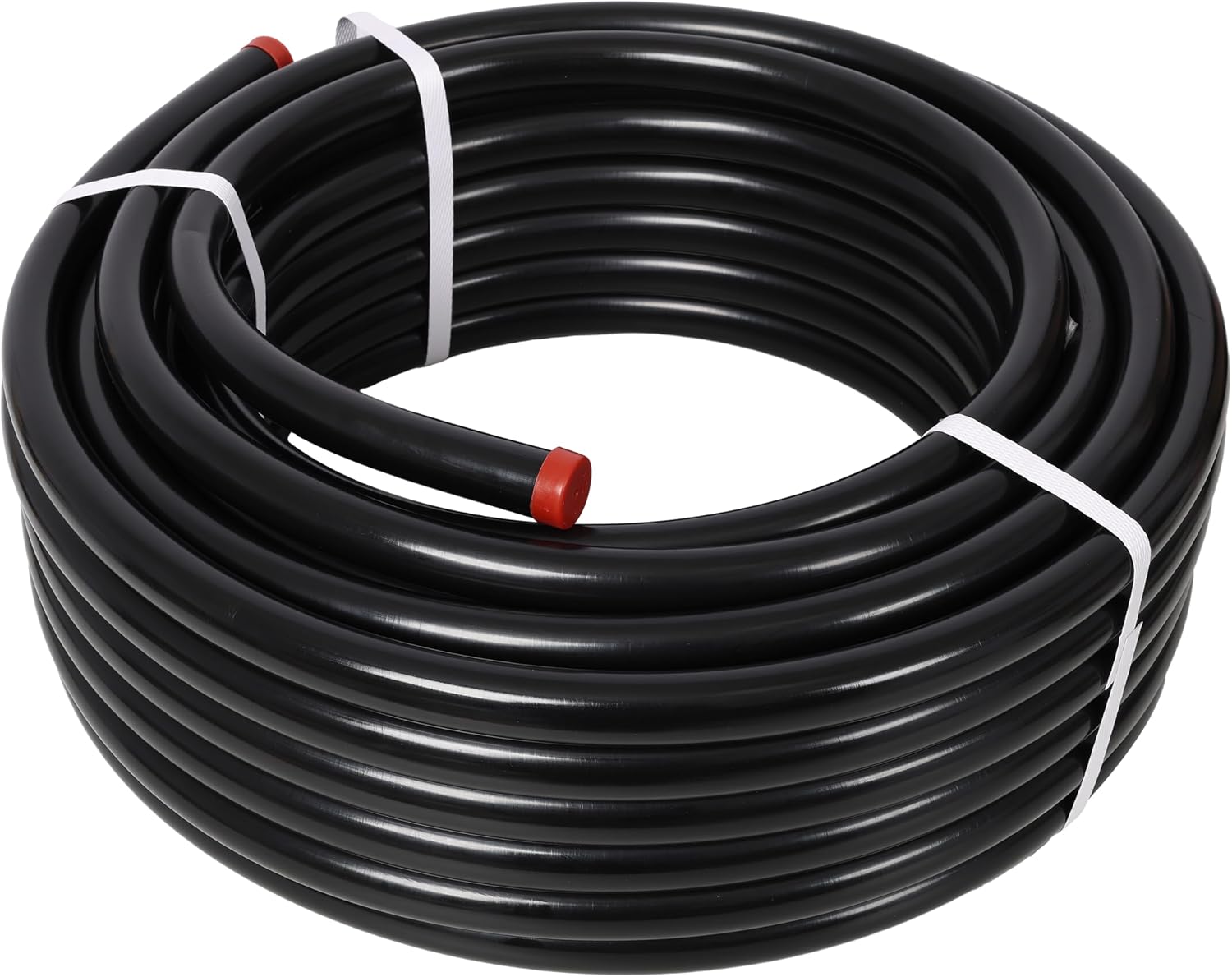 PEX-AL-PEX Tubing 3/4 Inch x 100 Feet Aluminum Core Air Compressor Hose Pipe High Pressure Resistance Durable Black Piping System with Accessories Kit