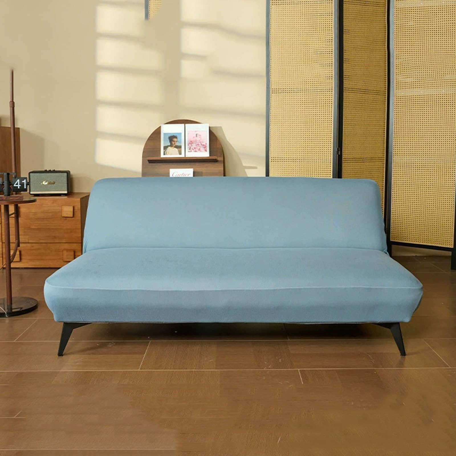 Housse de canapé sans accoudoir extensible 3 places pour salon
