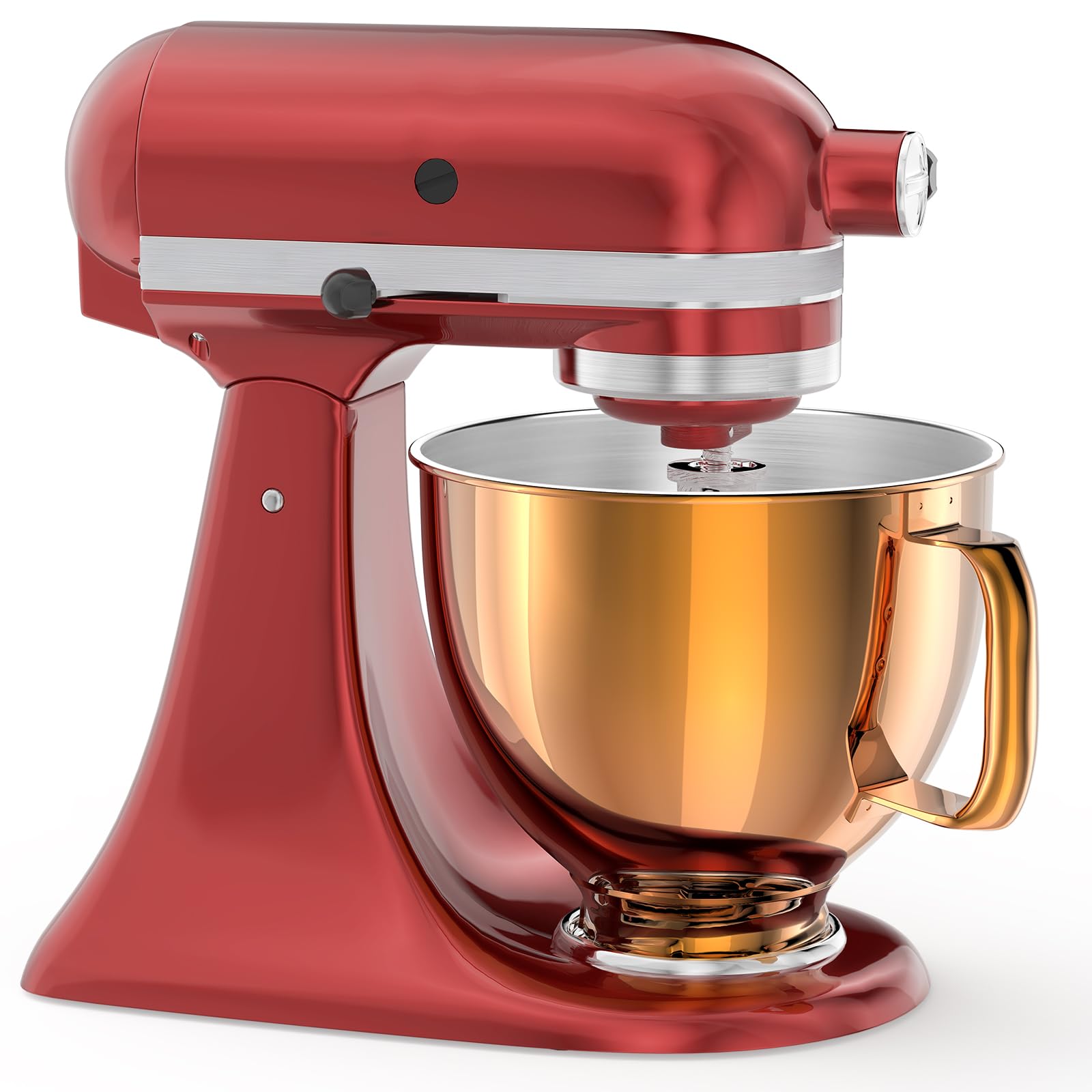 KitchenAid 5 Quart Stainless Steel Bowl For All 4.5-5 Quart Tilt -Head Stand Mixers KSM5SSBQB, Quilted Stainless