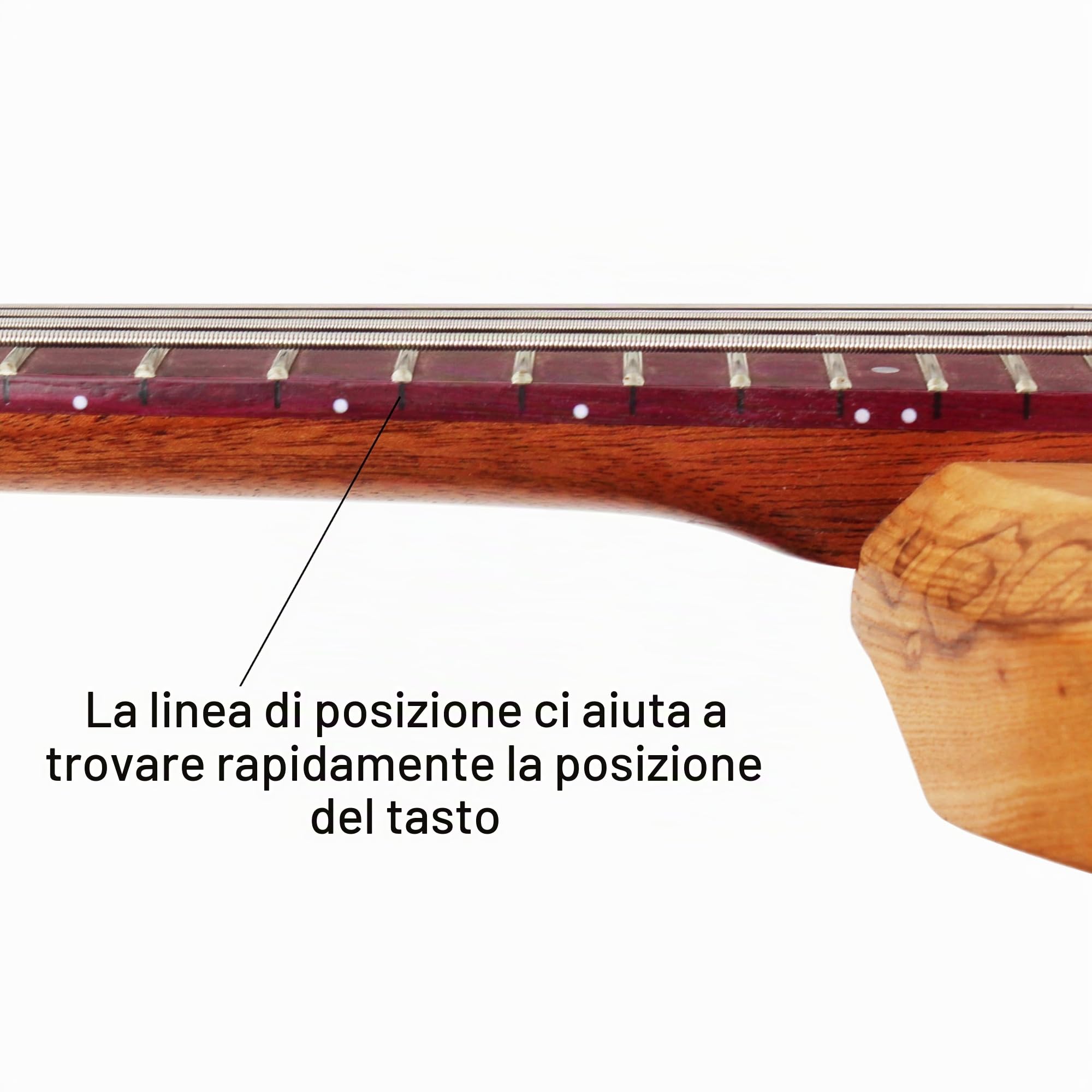 Batking Mini Basso Elettrico, Viaggio Ubass 4 Corde, Fretted Ukelele Basso con Gig bag