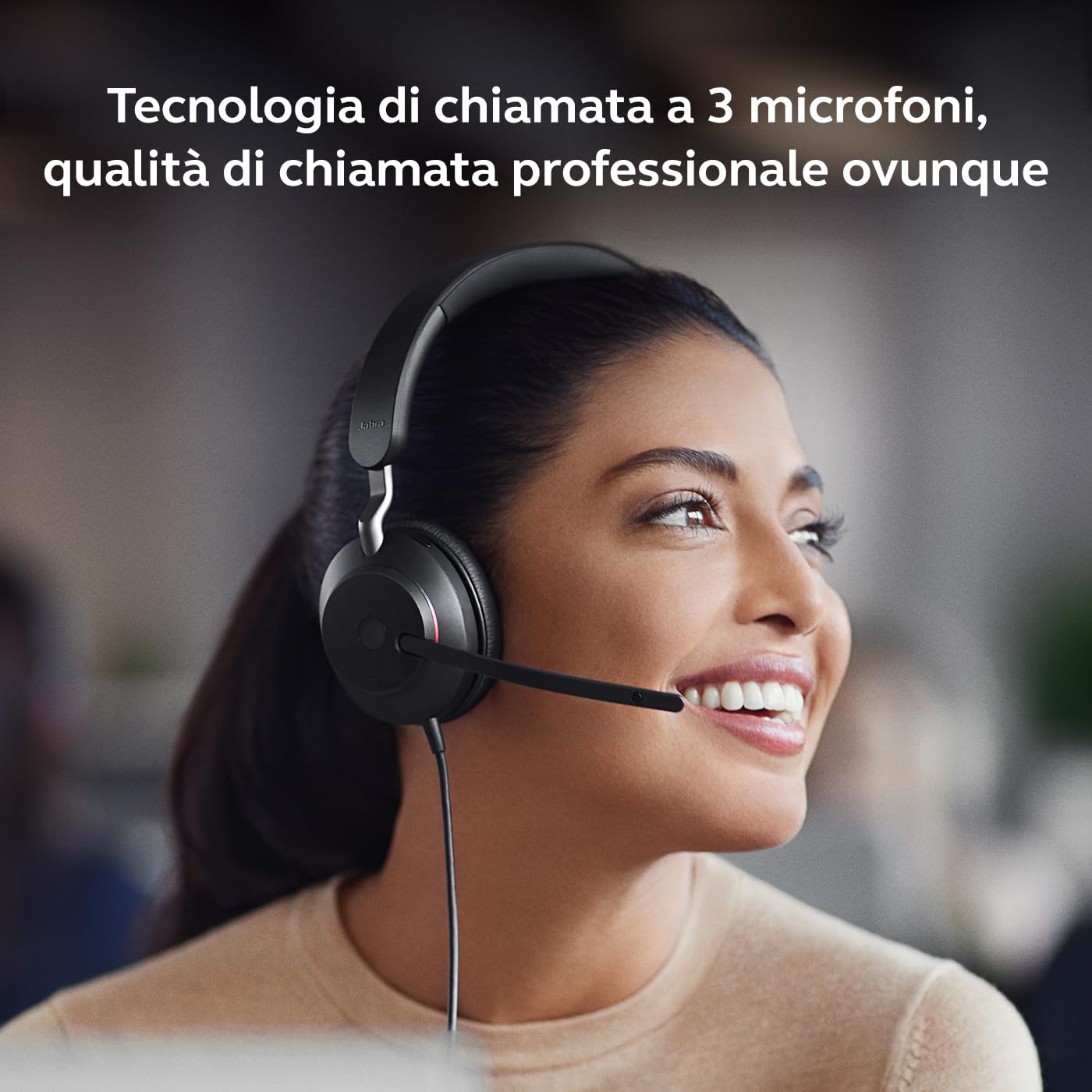 Jabra Evolve2 40 SE - Cuffie mono con filo USB-C/A | Certificate per piattaforme UC |