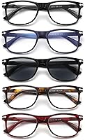 Vista 54 de 1/2/4/5 Pack Computer Reading Glasses Blue Light Blocking Readers Spring Hinge for Women Men