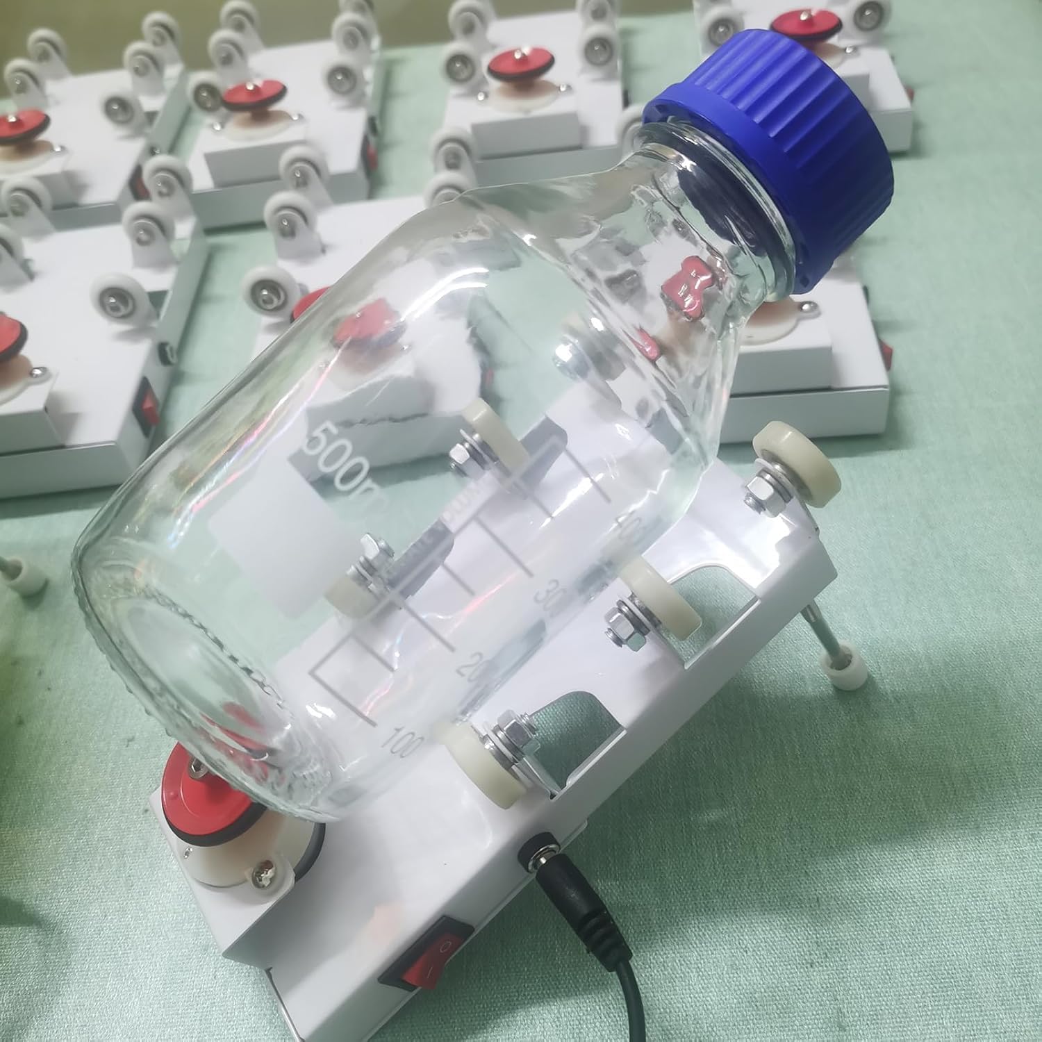 DIY Paint Shaker, Agitador De Pintura del Modelo De Mezclador De Vórtice, Puede Contener 1 Botella De Tinta De 1 Litro (Incluidas 500 Ml De Botellas Pequeñas), para Pintura, Acuarela