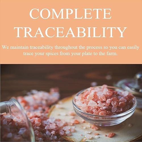 Miniatura 6 de SPICY ORGANIC Sal natural del Himalaya sin OMG, sal rosa del Himalaya sin gluten, rica en 80 minerales y elementos, 4 onzas.