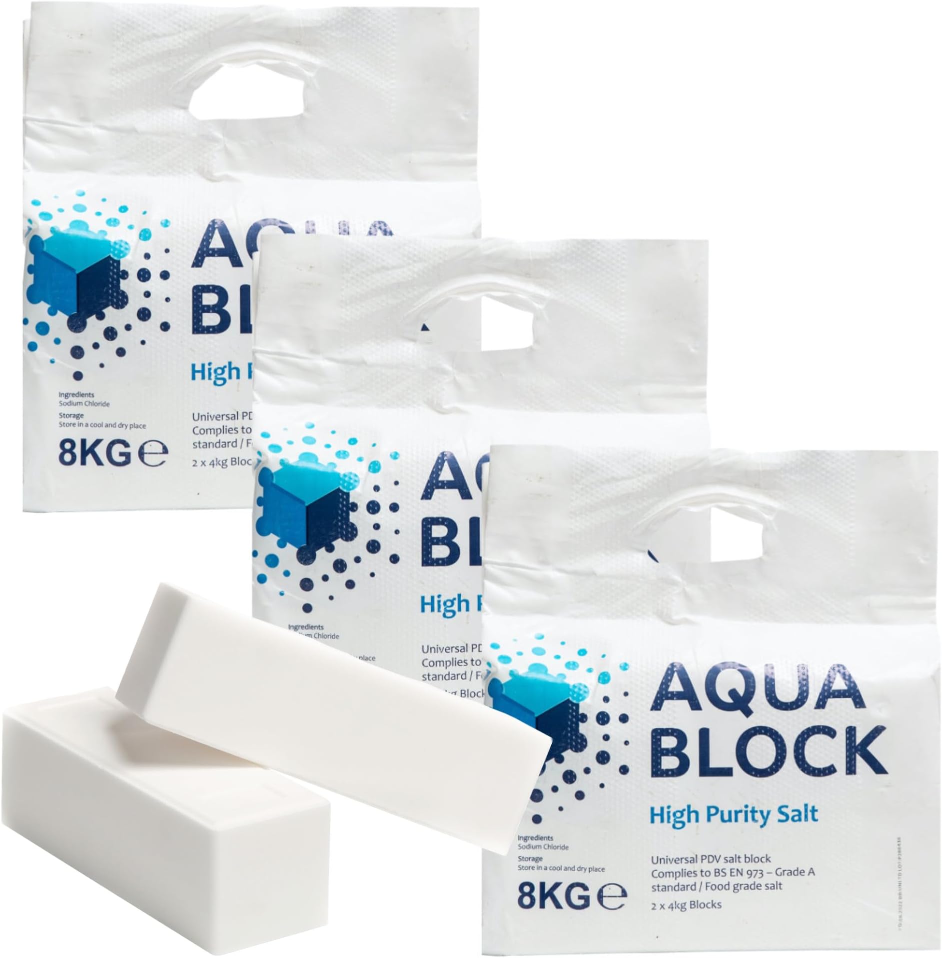 Peacock Salt 3 x 8kg bags (6 Blocks) Water Softener Block | Harvey's Kinetico Compatible