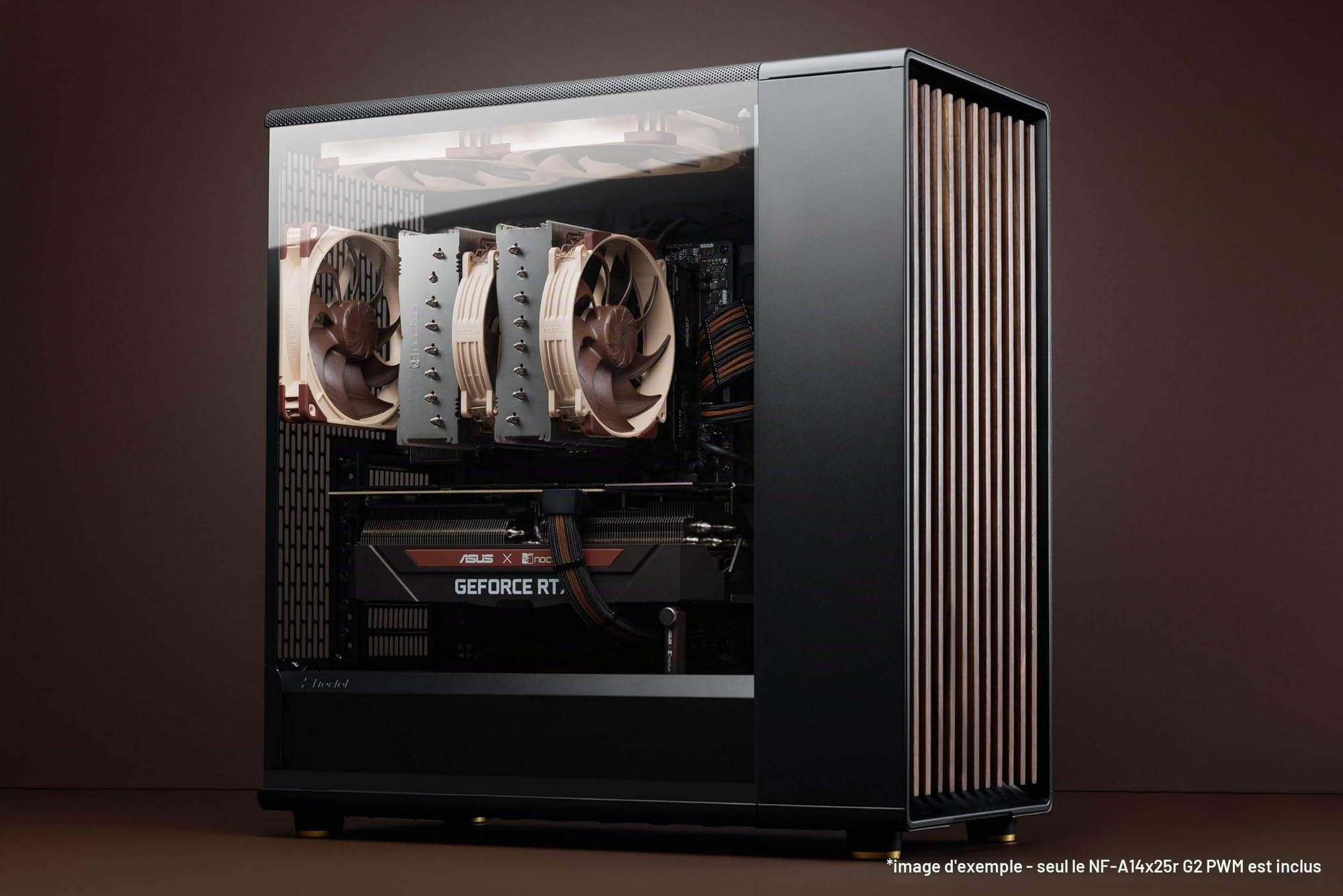 Noctua NF-A14x25r G2 PWM, Ventilateur 140mm pour Upgrade Ventirad CPU