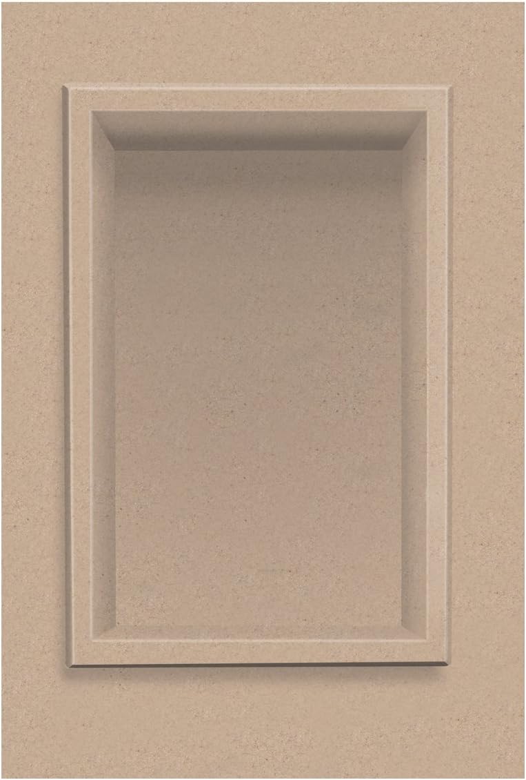 Transolid ACCESS0001-A4 Decor 7-1/2 x 11-Inch Recessed Shampoo Caddy, Sand Castle