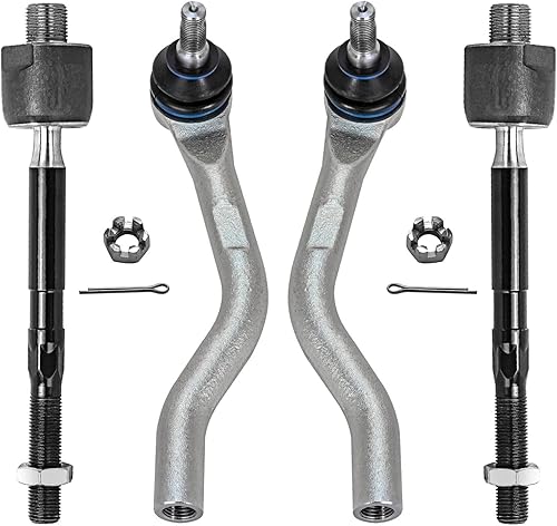 Miniatura 52 de Detroit Axle - Barras de acoplamiento delanteras 4WD para Dodge Dakota 2000-2004 Durango 2000-2003 2 extremos de barra de acoplamiento internos 2