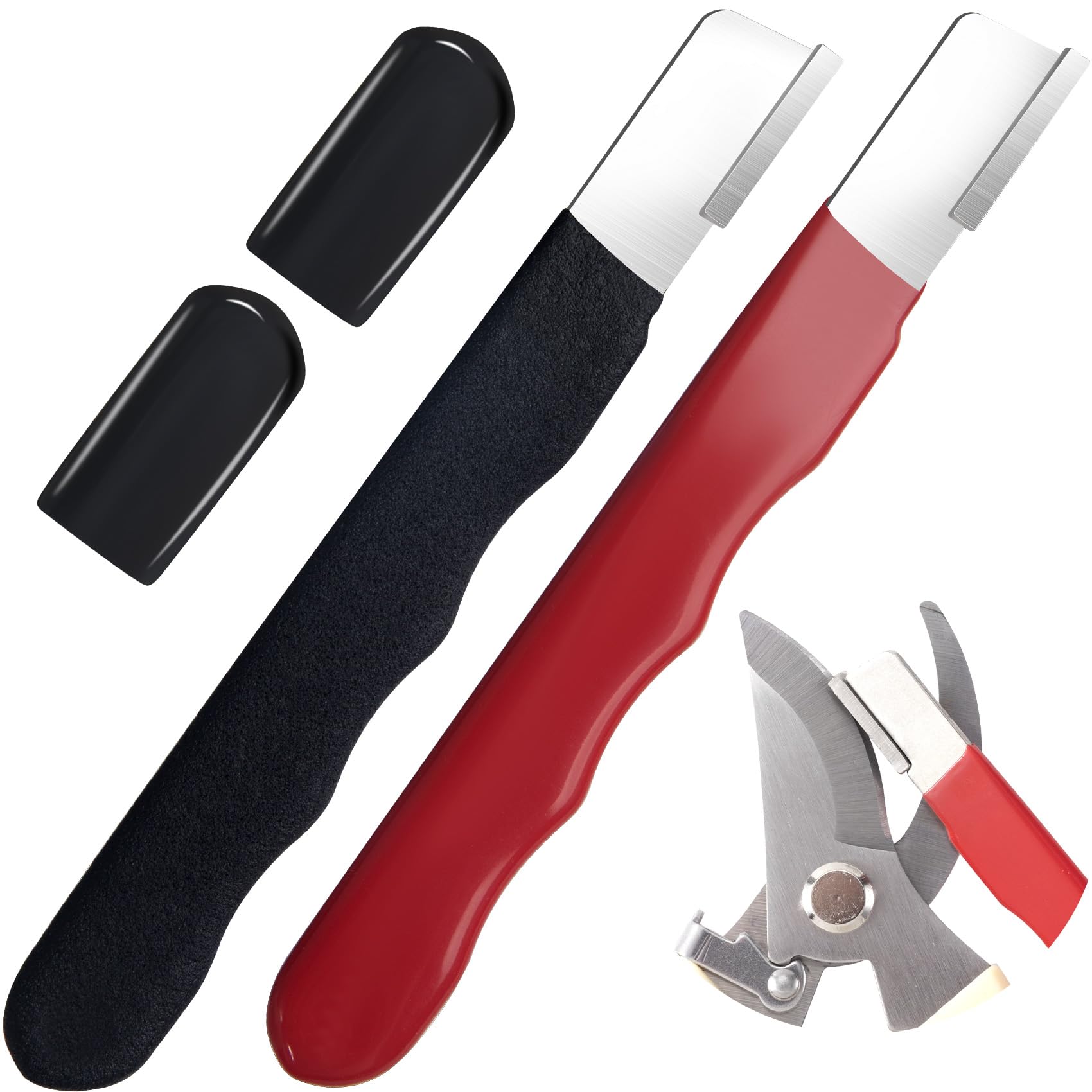 2 PCS Garden Tool Sharpener Pocket Knife Sharpener Scissor Sharpener Tool Portable Blade Sharpening for Knife Scissors Loppers